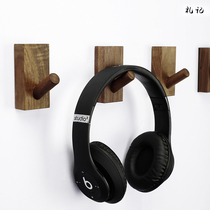 Nordic solid wood hooks free from punching door rear mucus hook idea wall-mounted clothes hanger Xuanguan hood hook wall clothing shop