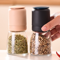 Nel Pepper Grinder 150ML Home Manual Grinding Bottle of Pepper Rose Sea Salt White Flavoring Bottle
