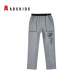 abckids trẻ em trai quần mùa xuân quần dệt kim sweatpants phim hoạt hình mới chàng trai quần âu.