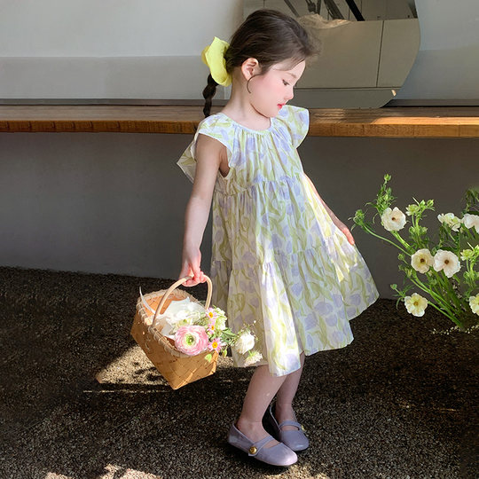 Girls' Dresses Summer Fashionable Princess Dresses