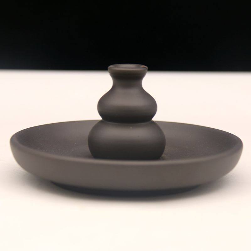 Purple sand ring incense burner sandalwood incense burner line incense burner multifunctional aromatherapy furnace home office ritual Buddha incense ceremony tea ceremony ornaments