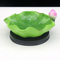 Fruit plate for Buddha lotus leaf plate for Buddha fruit plate for Buddha fruit plate dried fruit candy plate Buddhist hall decoration