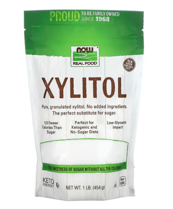 Spot US Now Foods Xylitinol Sugar Sweetener Xylitol Powder 454g Non-transfer-Taobao