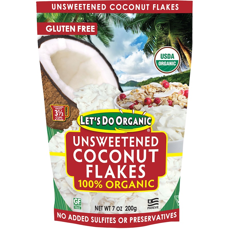 Spot US Edward & Sons No sugar Add Fragrant Crisp Coconut Flakes Healthy Foods 200g