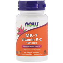 Now Foods MK-7 Vitamin K-2 100 micrograms of 60 grain vegan capsules