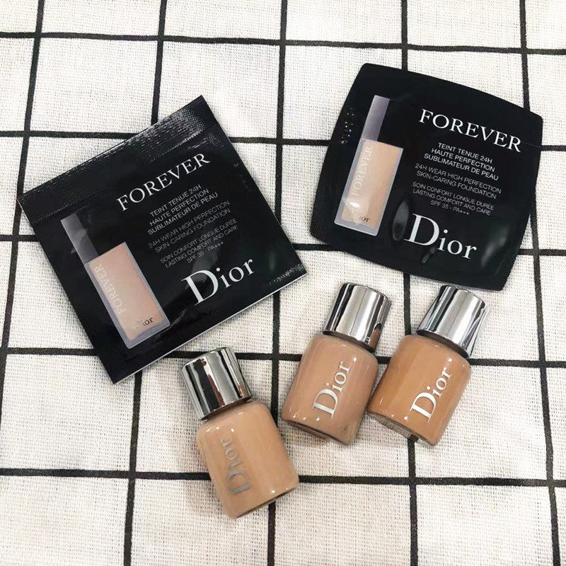 Dior Cream Long-lasting Liquid Foundation Long-lasting Matte Matte Trial Pack 1N 1 5N 2N 0 7ml