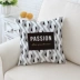 Bắc Âu tối giản ins vàng đen cẩm thạch Bắc Âu gối xe sofa nhung Pháp gối eo gối sáng tạo gối - Trở lại đệm / Bolsters