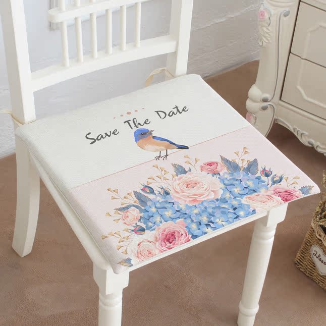 Nhỏ phong cách tươi và thanh lịch đệm IKEA mật độ cao sofa đệm pad ghế ăn pad dày xốp ghế đệm tùy chỉnh đệm ghế gỗ phòng khách