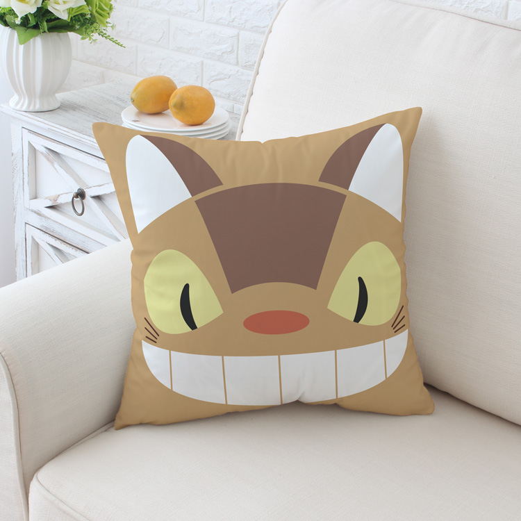 Totoro đơn giản IKEA Bắc Âu siêu mềm Pháp gối gối thắt lưng gối xe đệm sofa gối tựa lưng bộ mền gối văn phòng