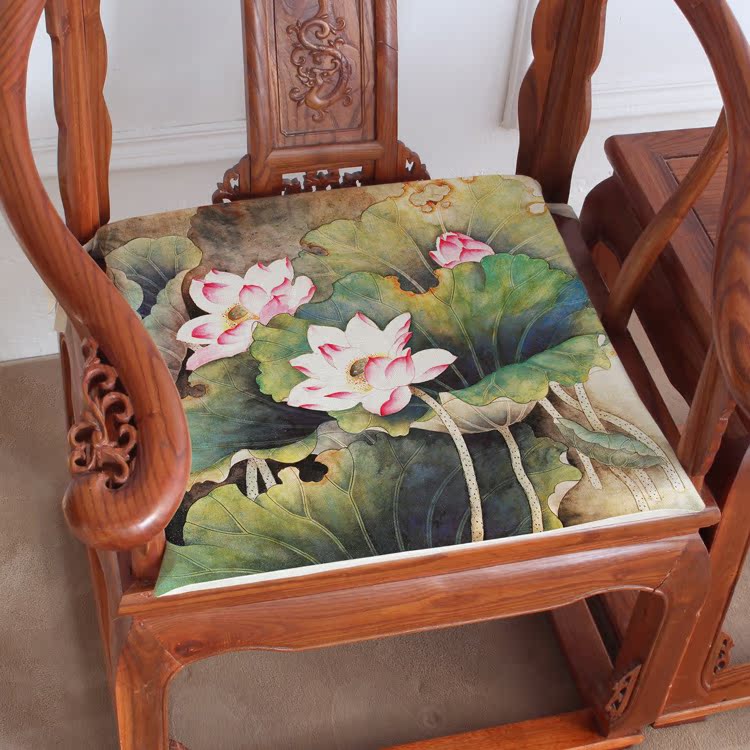 Jinhe Trung Quốc phong cách cổ điển mới Trung Quốc đệm cổ điển gỗ gụ sofa đệm pad ghế ăn pad dày đệm tùy chỉnh thảm trải ghế gỗ đẹp