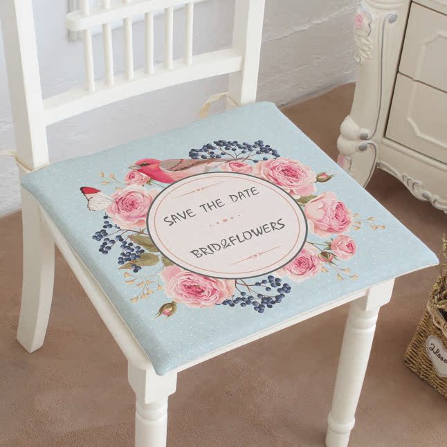 Nhỏ phong cách tươi và thanh lịch đệm IKEA mật độ cao sofa đệm pad ghế ăn pad dày xốp ghế đệm tùy chỉnh đệm ghế gỗ phòng khách