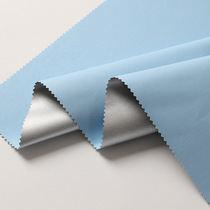 Sunshade roller blind fabric factory direct sales Customized silver-coated anti-UV curtain fabric Fully blackout engineering roller blind