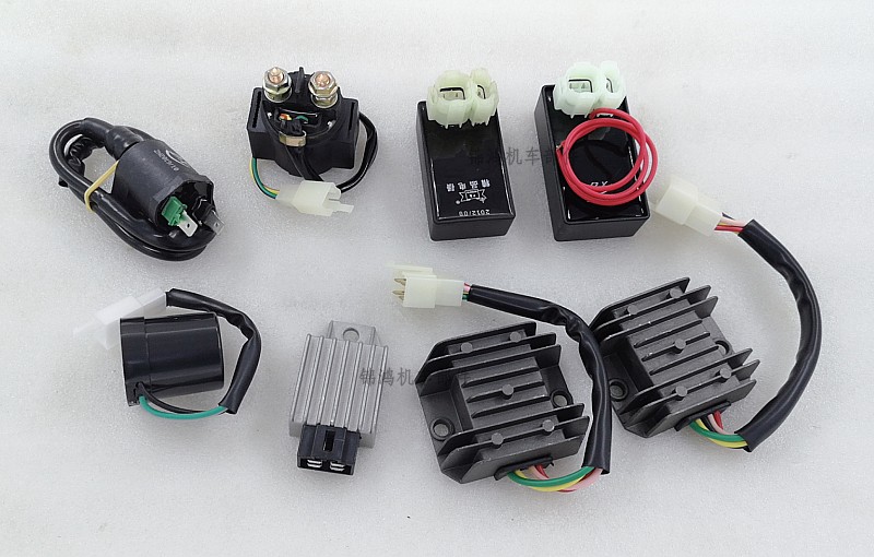 Pedal locomotive Top 5 appliances GY6-50 125 High pressure Bauer relay Rectifier Flasher Flame Lighter