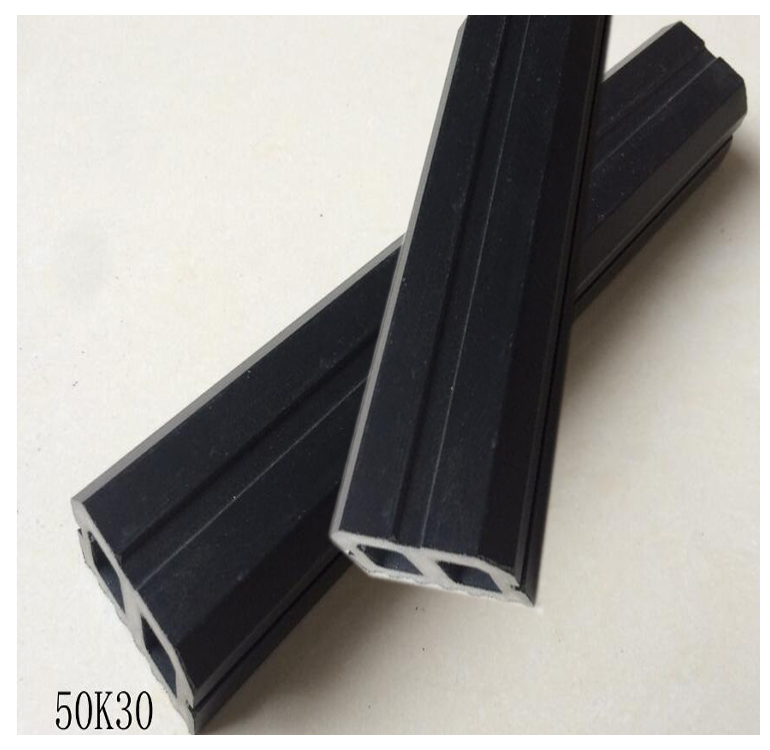 Plastic Wood Keel Outdoor Outdoor outdoor floor Ridge Earth Squares Engineering Landscaped Garden garden embalming wood 50 * 30 hollow