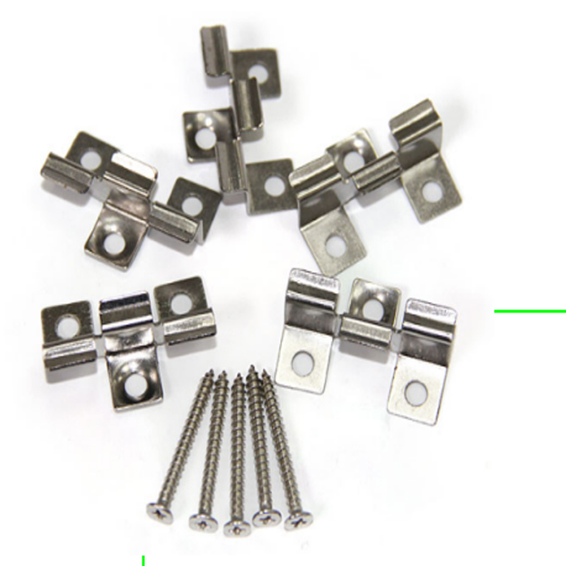 Plastic wood floor stainless steel fastener connecting piece buckle outdoor wood floor clip card piece floor accessories plastic