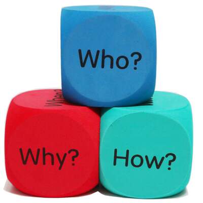 Question Dice Toy
