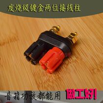 Two binding posts Banana Head Socket Sound Post Sound Power power amplifier