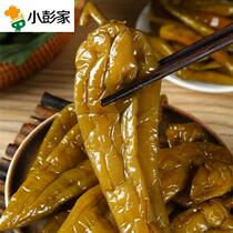 Chilli pickles Shandong farmhouse cured slightly spicy and spicy chili peppers with spicy and crisp peppers 5-spice chili appetizers with a little pickle