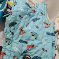 Синяя машина зимняя модель.Толстый хлопок.Немного толще впереди