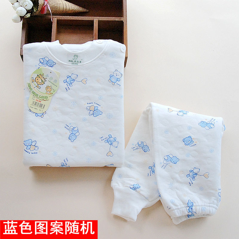 Đồ lót trẻ em nhiệt Xiao Xiao dài mùa thu và mùa đông chàng trai và cô gái cotton dày áo ấm quần phù hợp với đồ bơi bé gái