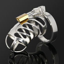 New mirror polished stainless steel virginity lock metal men with anecdote items props