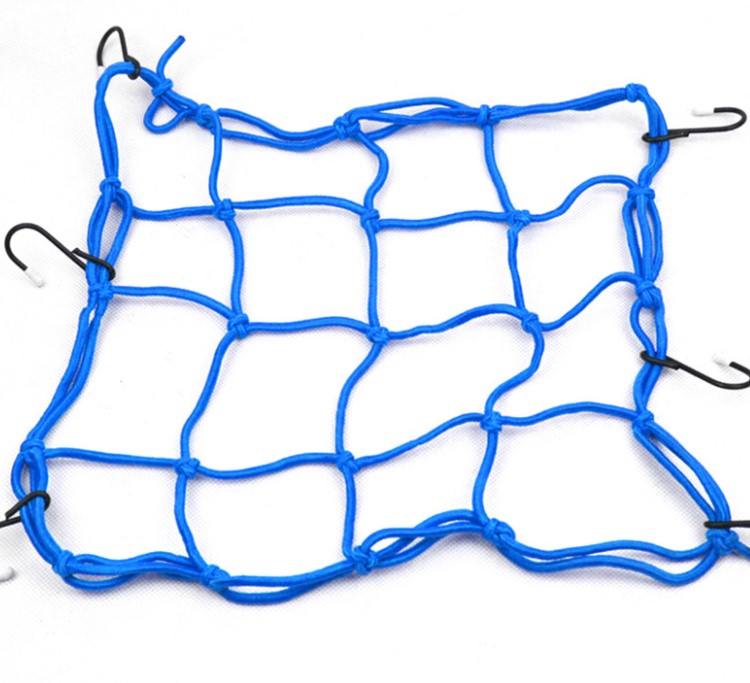 Locomotive Safety Helmet Net Pocket Electric Car Electric Safety Helmet Fixed Net Bike Luggage Mesh Pocket Elastic Strap Tie Rope