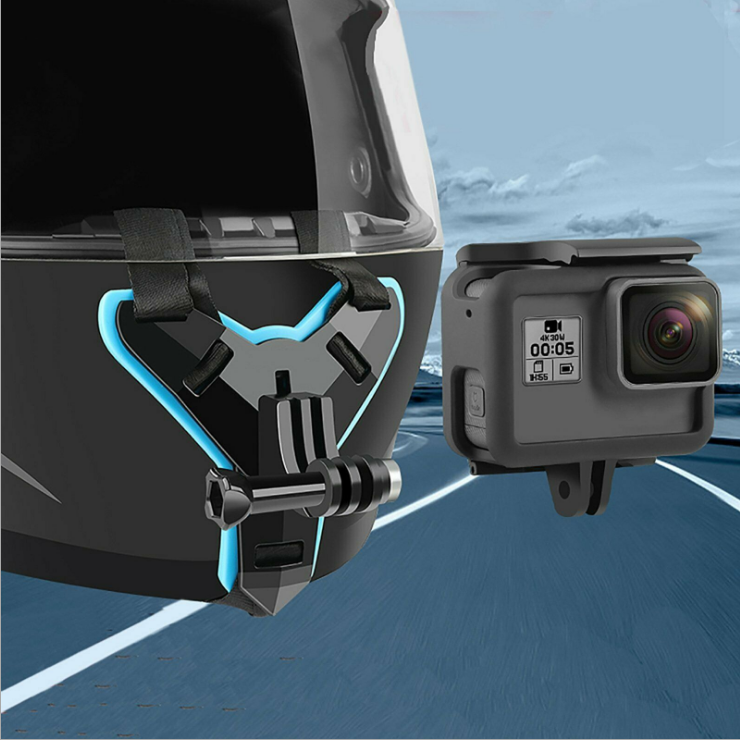 GOPRO Universal Safety Helmet Chin Bracket INSTA360ONE X2 R Locomotive Integrated Expansion Accessories