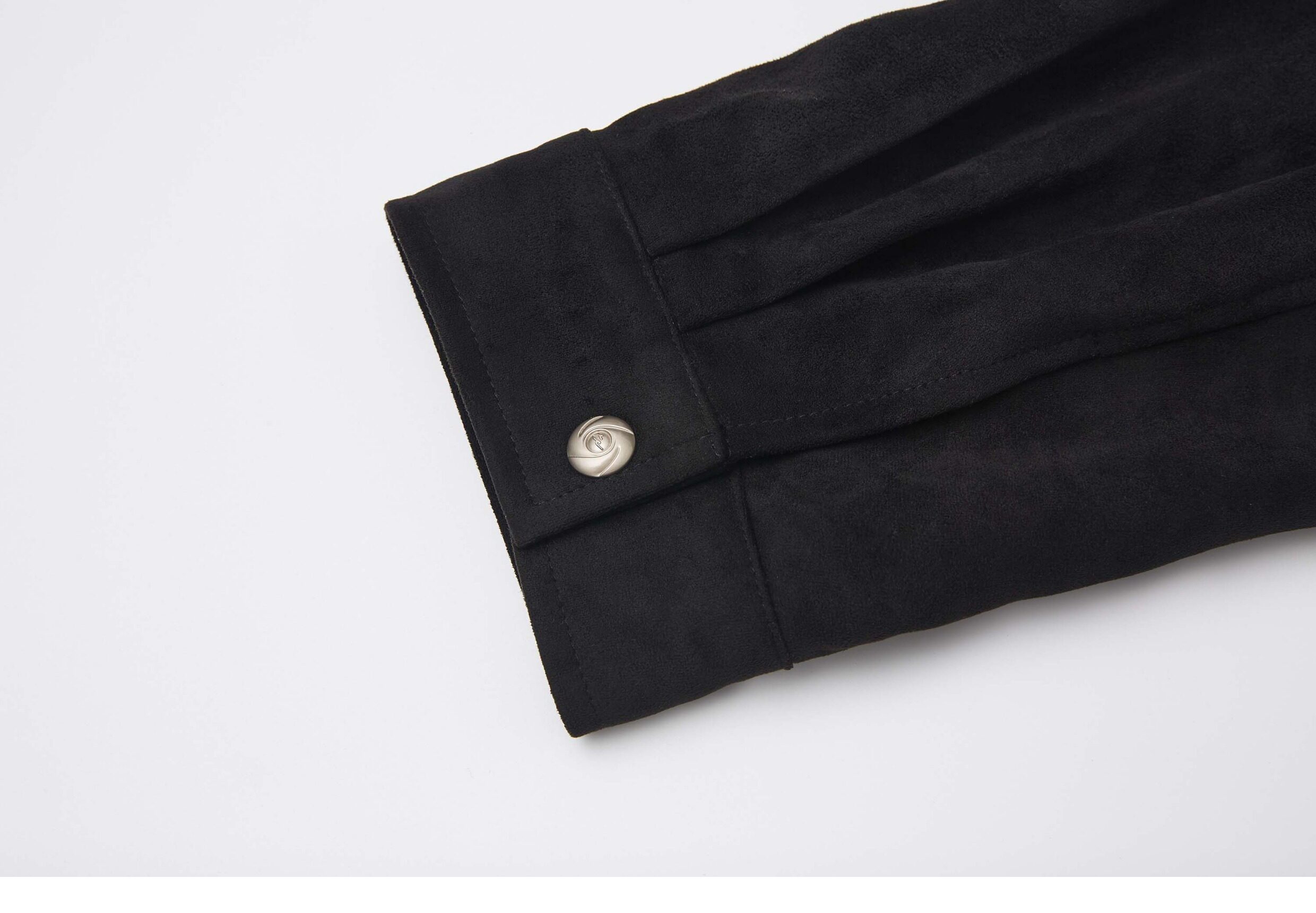 TAICHIISM Studded Boxy Suede Jacket