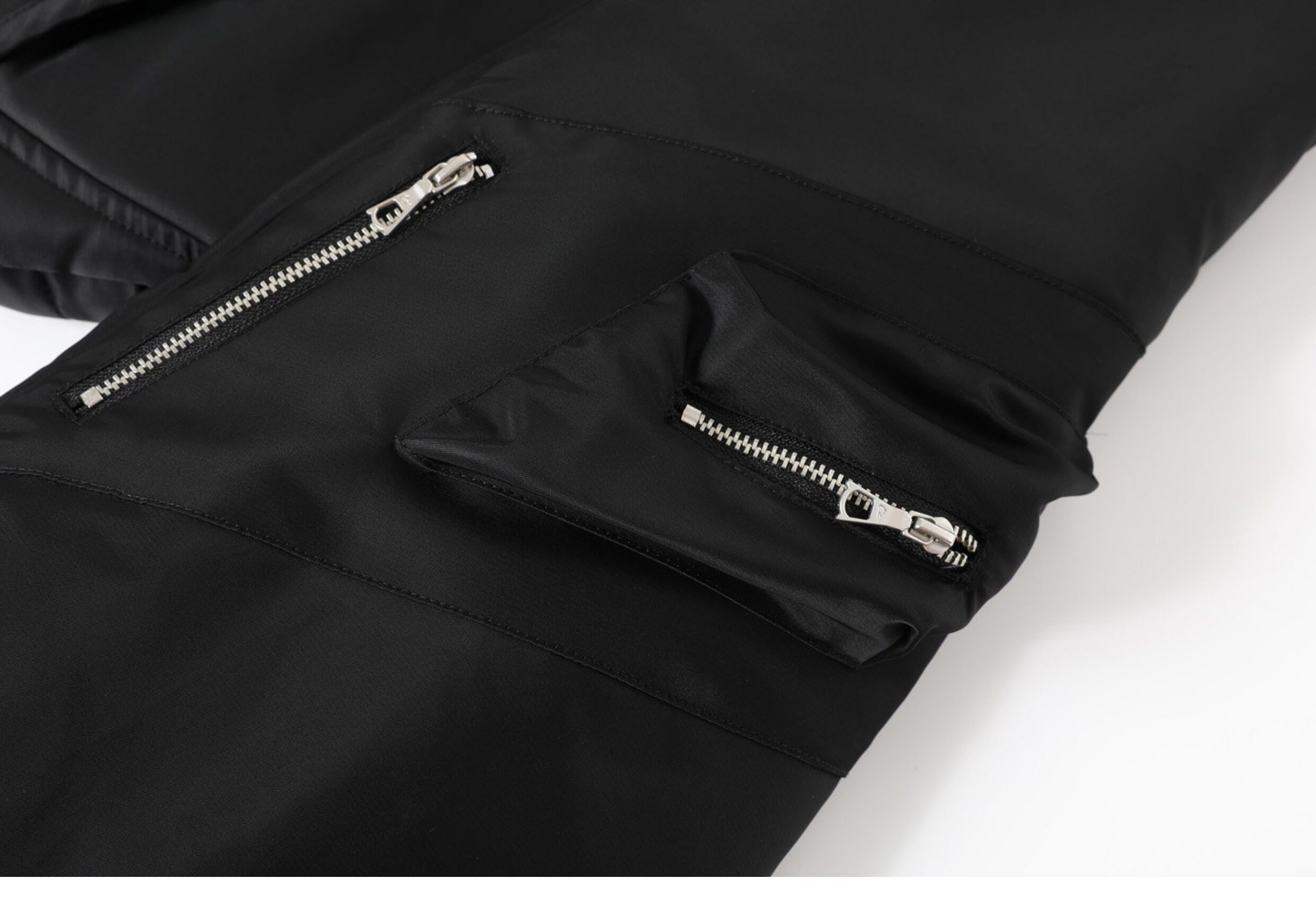 TAICHIISM Black Cropped Bomber Jacket
