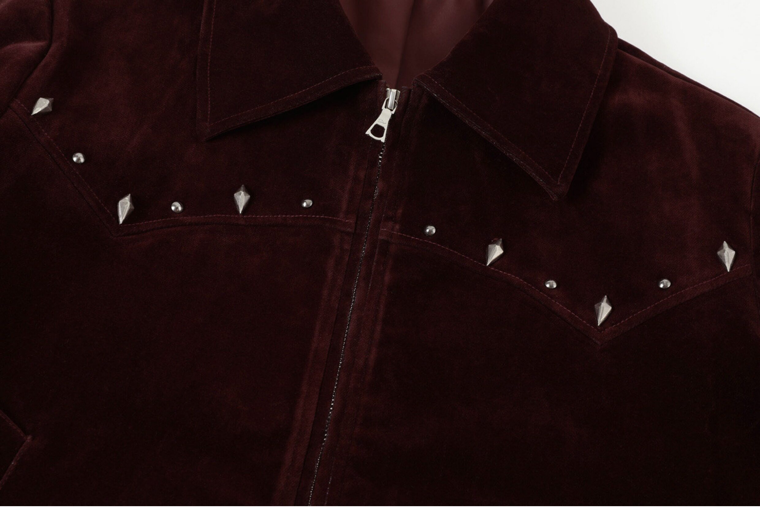 TAICHIISM Red Night Cropped Western Jacket