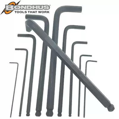 The United States BONDHUS Burton Allen wrench extension ball screwdriver 1 27 1 5 3 4 6 8mm
