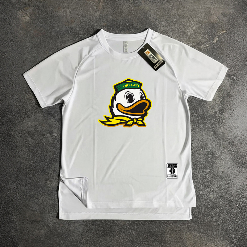 American Ncaa Georgia, North Carolina, and Connecticut Universities Quick-Drying Breathable Basketball Sports Loose Short-Sleeved Shirts