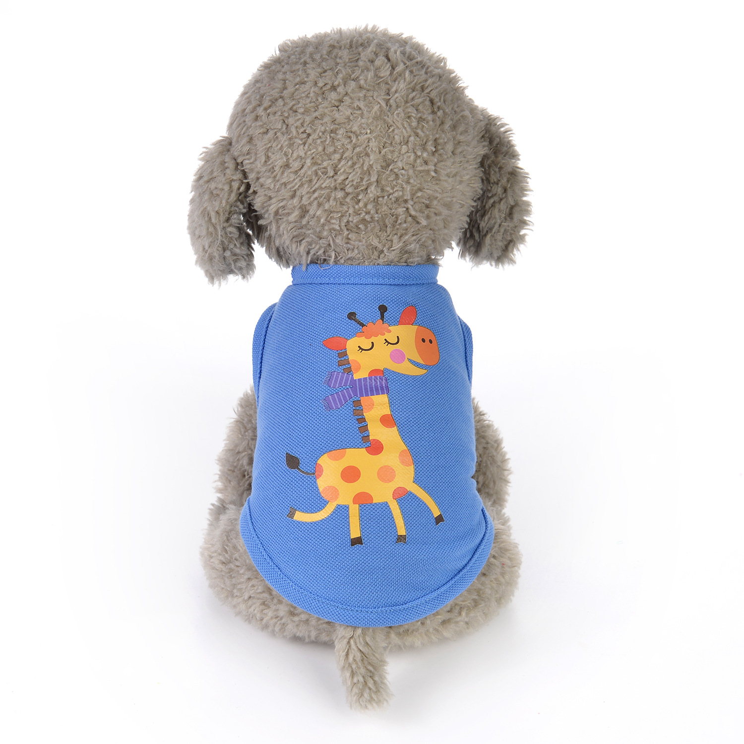 Teddy quần áo mùa xuân và mùa hè mỏng phim hoạt hình bình thường chó sữa trang phục nhỏ trà cốc chó chó mèo quần áo thú cưng - Quần áo & phụ kiện thú cưng áo cho chó pug