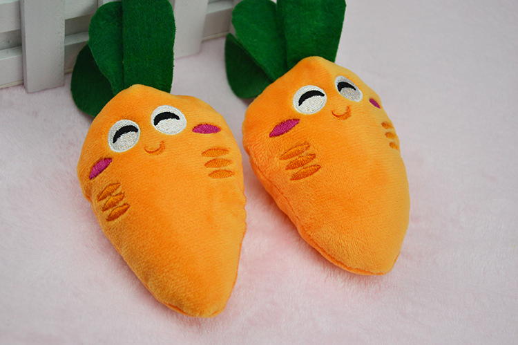 Dog vocal toy pet mèo đồ chơi cà rốt sang trọng đồ chơi chó pet rau đồ chơi đồ chơi cho chó fox