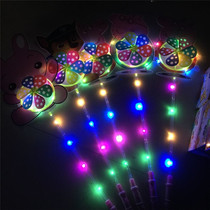 Hot belly turn cartoon glowing windmill Pig Paw Paw team Jingle Mickey childrens toy hairband Park stall