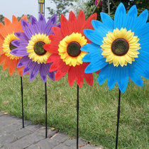 36cm glass drill rod Sunflower windmill outdoor planting sun flower kindergarten scenic spot advertising real estate decorative gifts