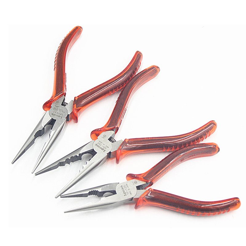 Japan Three Mountain 3 peaks with tooth tip Mouth pliers TP-125P-S TP-150P-S Electrotechnical clippers grip pliers