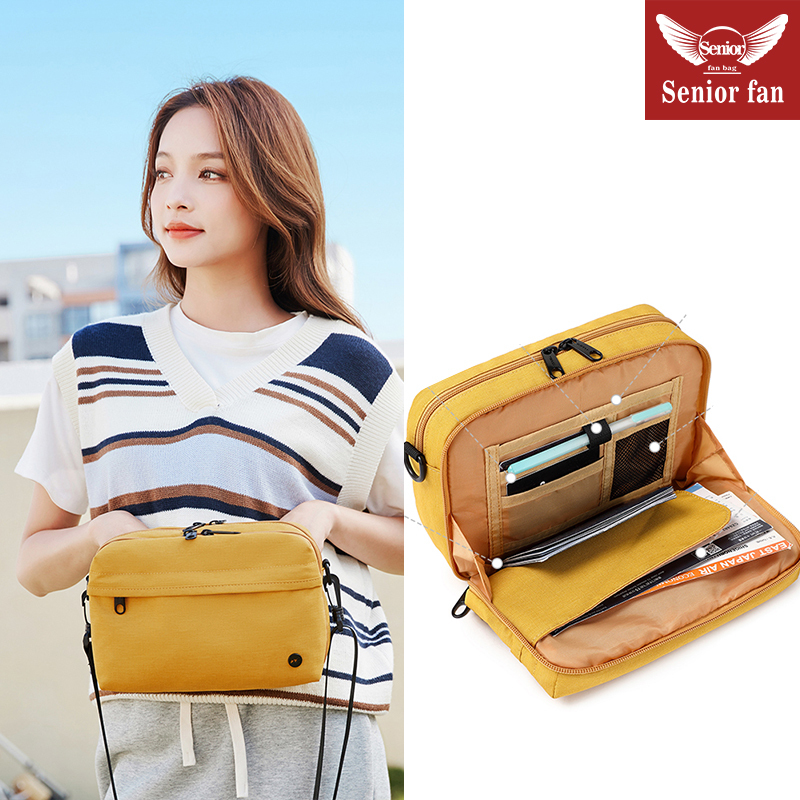 Crossbody Bag for Women Travel 2026 New Small Bag Lightweight Outdoor Hiking Passport Document Carry-On Casual Shoulder Bag