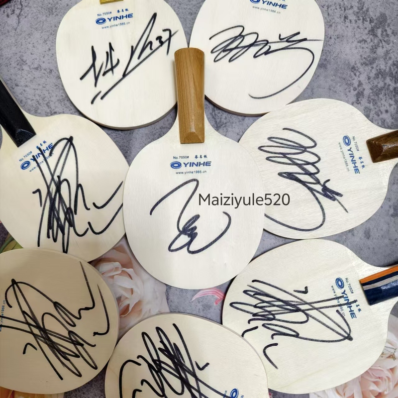 Sun Yingsha, Wang Chuqin, Fan Zhendong, Ma Long, Xu Xin, Zhang Jike, Wang Manyu, Chen Meng, Liu Guoliang Signed Merchandise Rackets