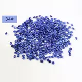 Искусственный синтезированный сапфировый темно-синий драгоценный камень для кольца, 3.0mm