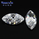 Белый синтезированный прозрачный драгоценный камень, с драгоценным камнем, DIY