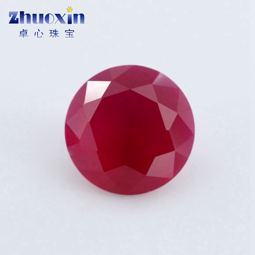Рубиновый матовый драгоценный камень для кольца, инкрустация камня, DIY