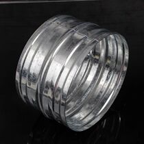 White iron joint Spiral duct fittings Reducer size head Elbow straight-through tee Flange square round heaven round place