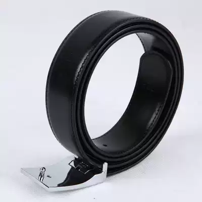 Wanlima New Inner Belt men's leather black pin buckle business casual dress belt cowhide belt