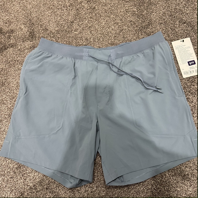 In Stock Lululemon丨License to Train Men's Sports Shorts 7 Inches Without Lining Lm7Bhns