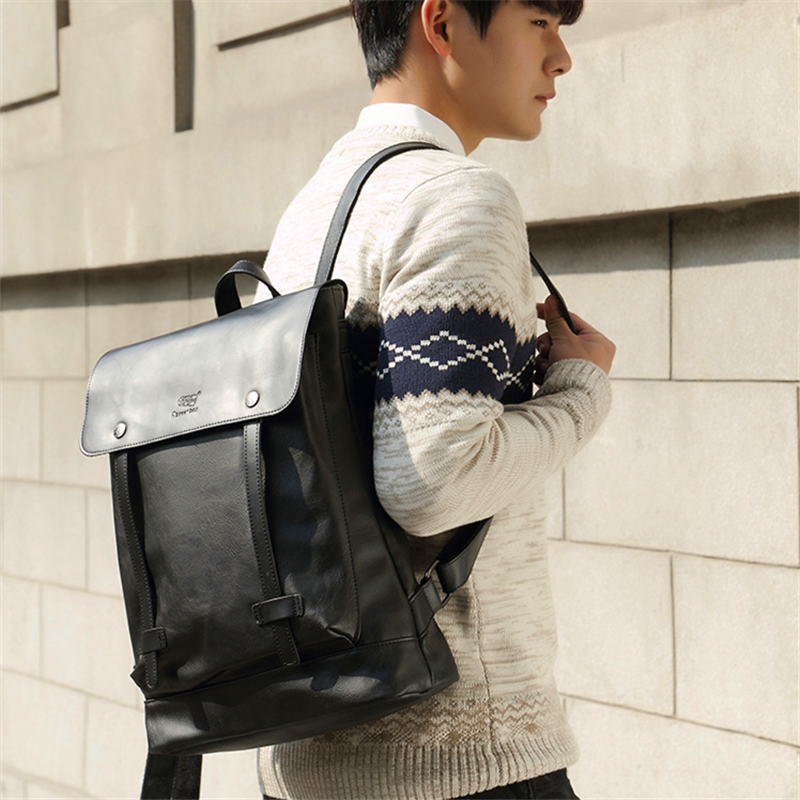 three-box tide pack 2021 new Korean version male and Japanese double shoulder bag school bag casual fashion outdoor shoulder bag