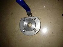 Q71F-16P 304 stainless steel ultra-thin ball valve thin ball valve wafer ball valve flange ball valve