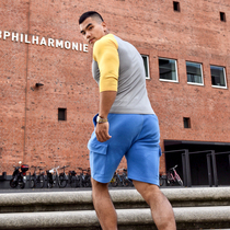 LIANG PIN Jacky Liang Pintritium mens sports fitness and leisure two-color five-point double-bag shorts 01911