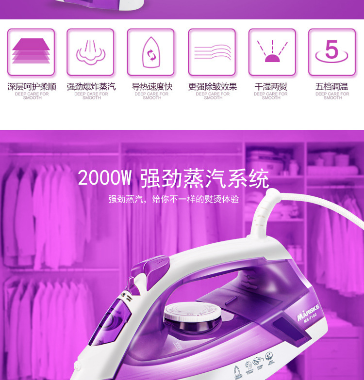bàn ủi mini du lịch Xuất khẩu sắt điện gia dụng hơi nước sắt điện hơi nhỏ vận chuyển nhỏ xô cầm tay quần áo cầm tay điện thoải mái - Điện sắt bàn là quần áo