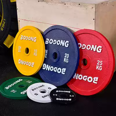 Barbell plate wave wave training Olympic film fitness commercial weightlifting large hole plate household strength lifting barbell plate